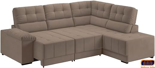 sofa canto retratil reclinavel firenze