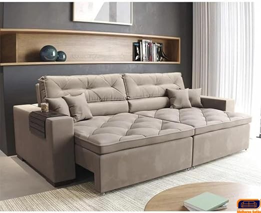sofa prime 5 lugares retratil reclinavel