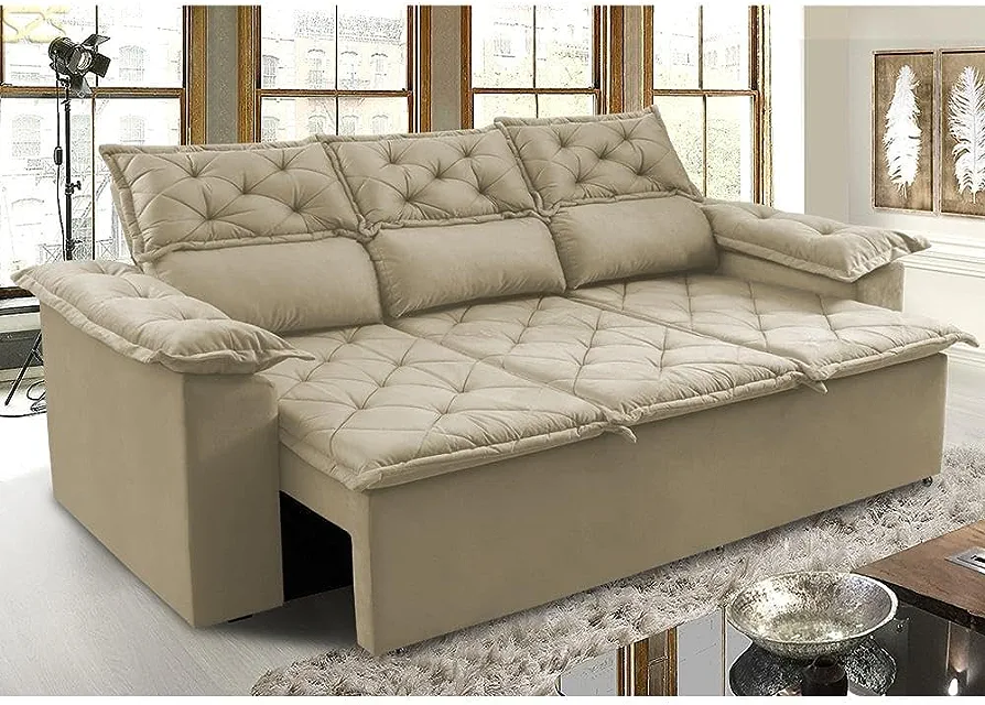 sofa retratil reclinavel velusalt